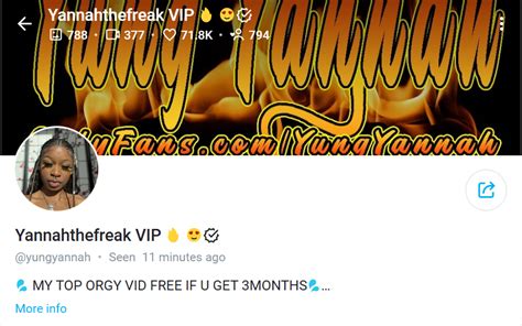 Yannahthefreak onlyfans leaked  The site is inclusive of artists and content creators from all genres and allows them to monetize their content while
